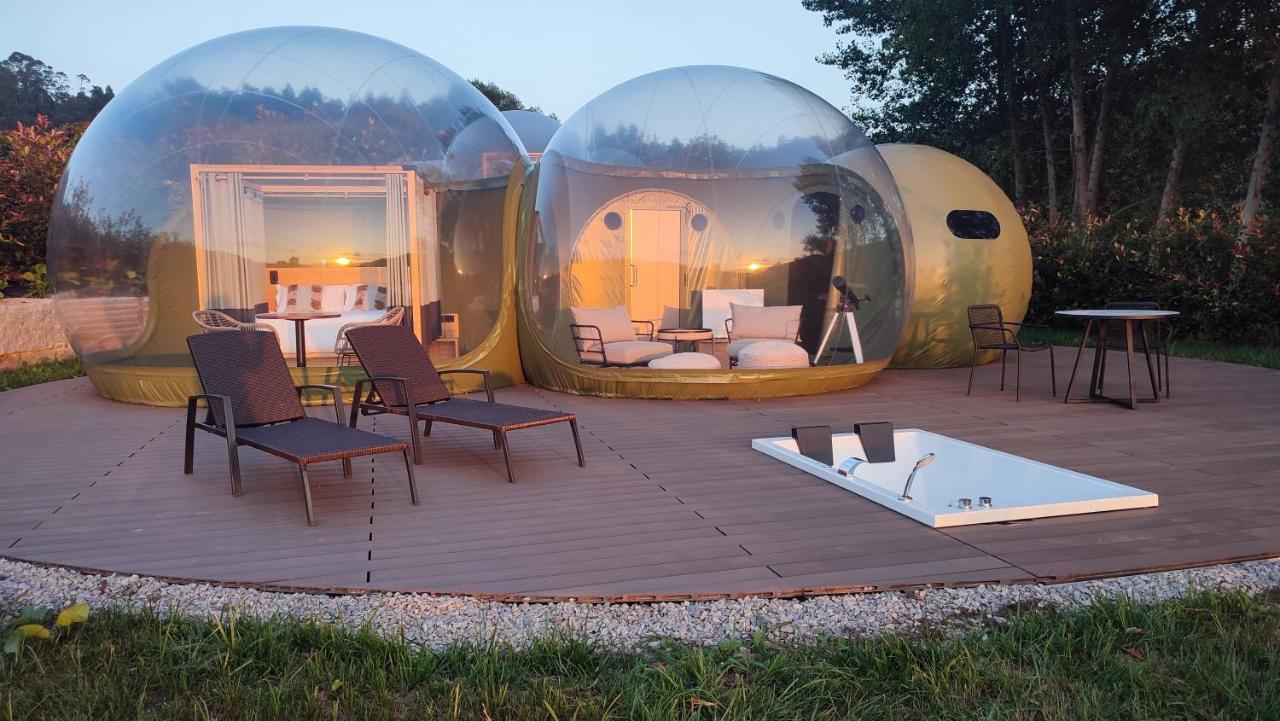 Hotel Luzada - Glamping Burbujas Galicia Juances Exterior foto