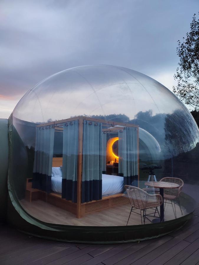 Hotel Luzada - Glamping Burbujas Galicia Juances Exterior foto